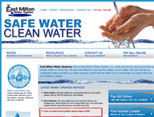Tablet Screenshot of eastmiltonwater.org